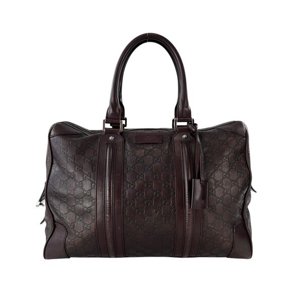 Gucci Guccissima Leather Boston Bag - Picture 1 of 8